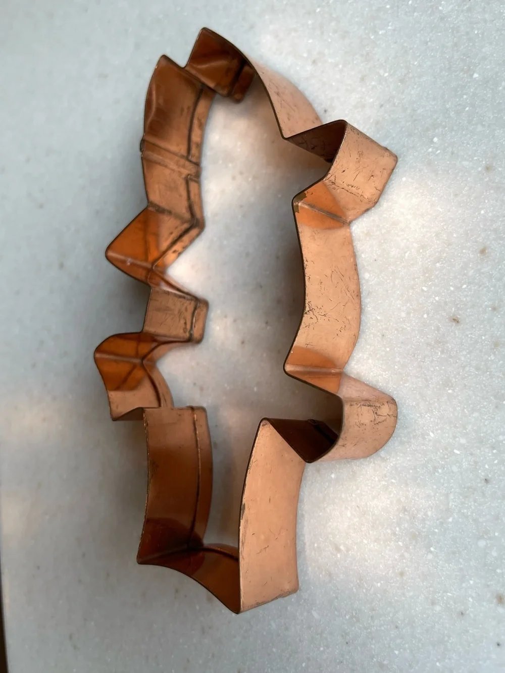 Copper cookie cutter large fish